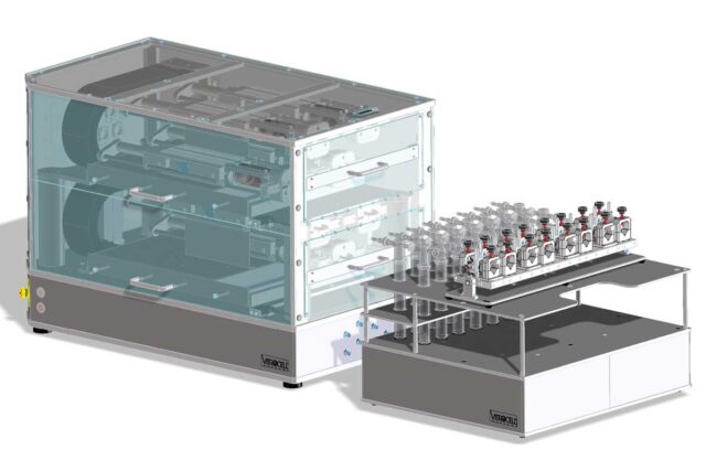 vc1 7 optional impinger rack